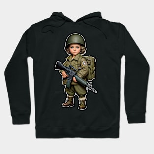 The Little Girl and a Gun Hoodie